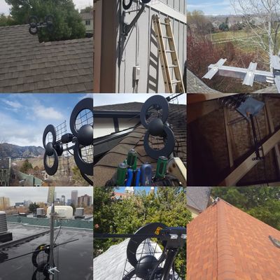 Examples of Antenna installs