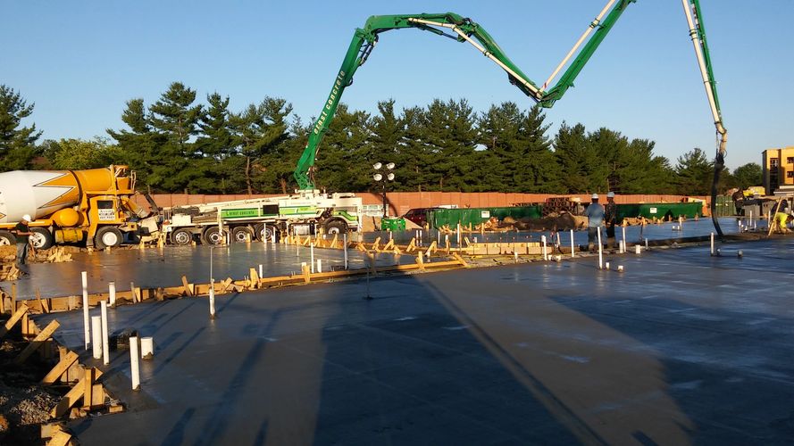 We Pour 500 Concrete  Yards  This Morning