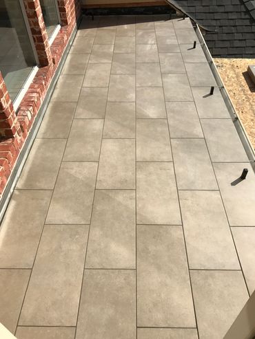 Balcony Tile Installation