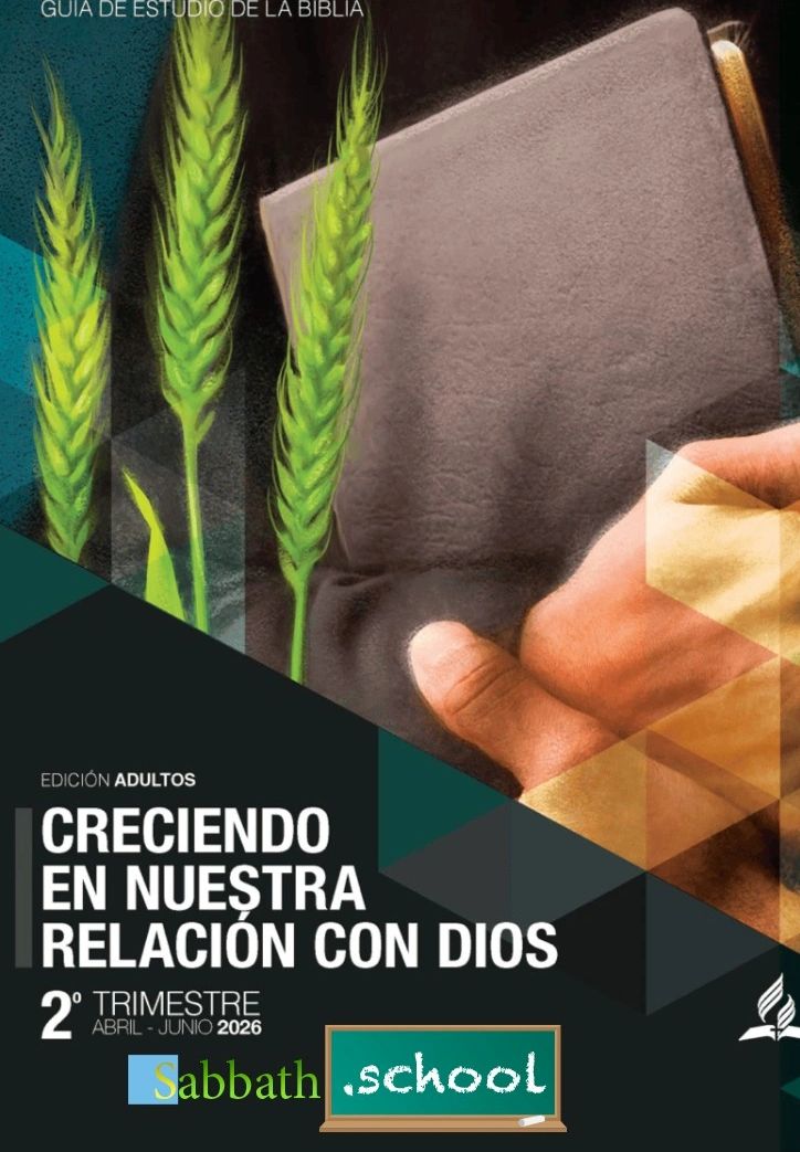 Portada de guía bíblica para adultos, crecimiento espiritual en el segundo trimestre de 2026.