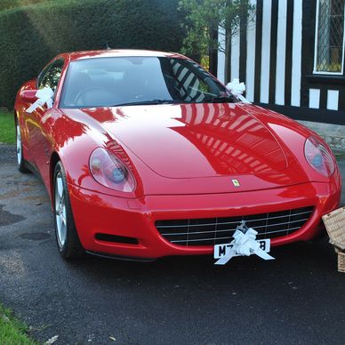 classic Ferrari Wedding Car in Kent