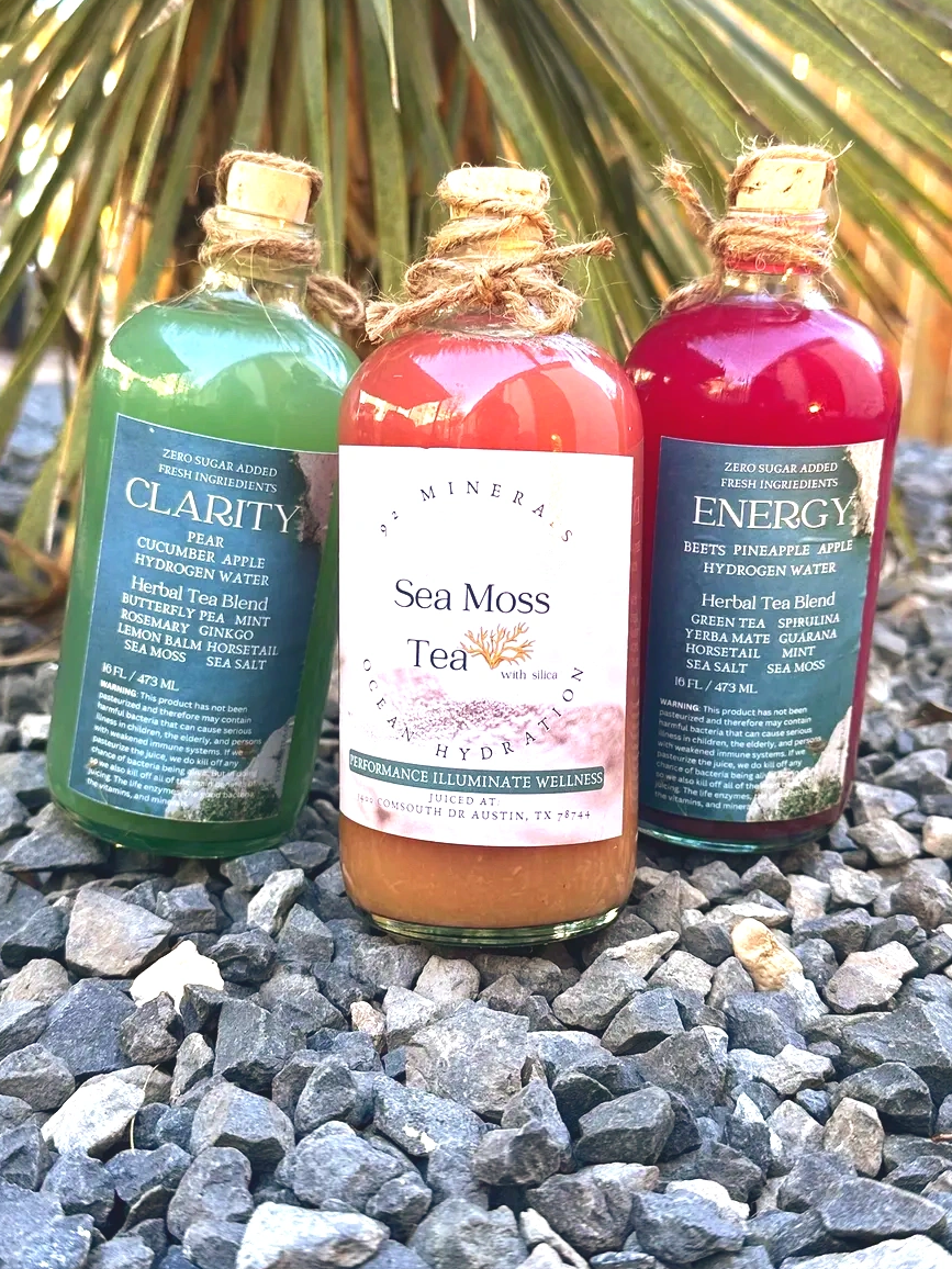 Sea Moss Austin | Sea Moss Tea | Sea Moss | Sea Moss and Herbs | Healthy Drinks Austin | Herbal Tea
