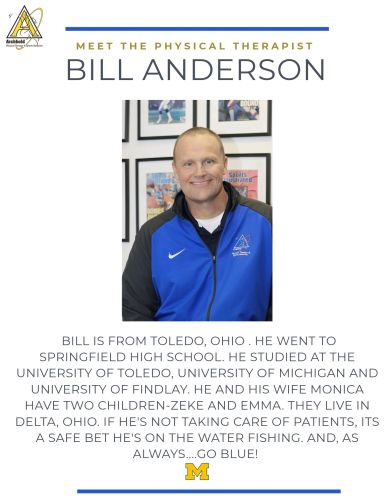 Meet Bill Anderson, a skilled physical therapist from Ohio.