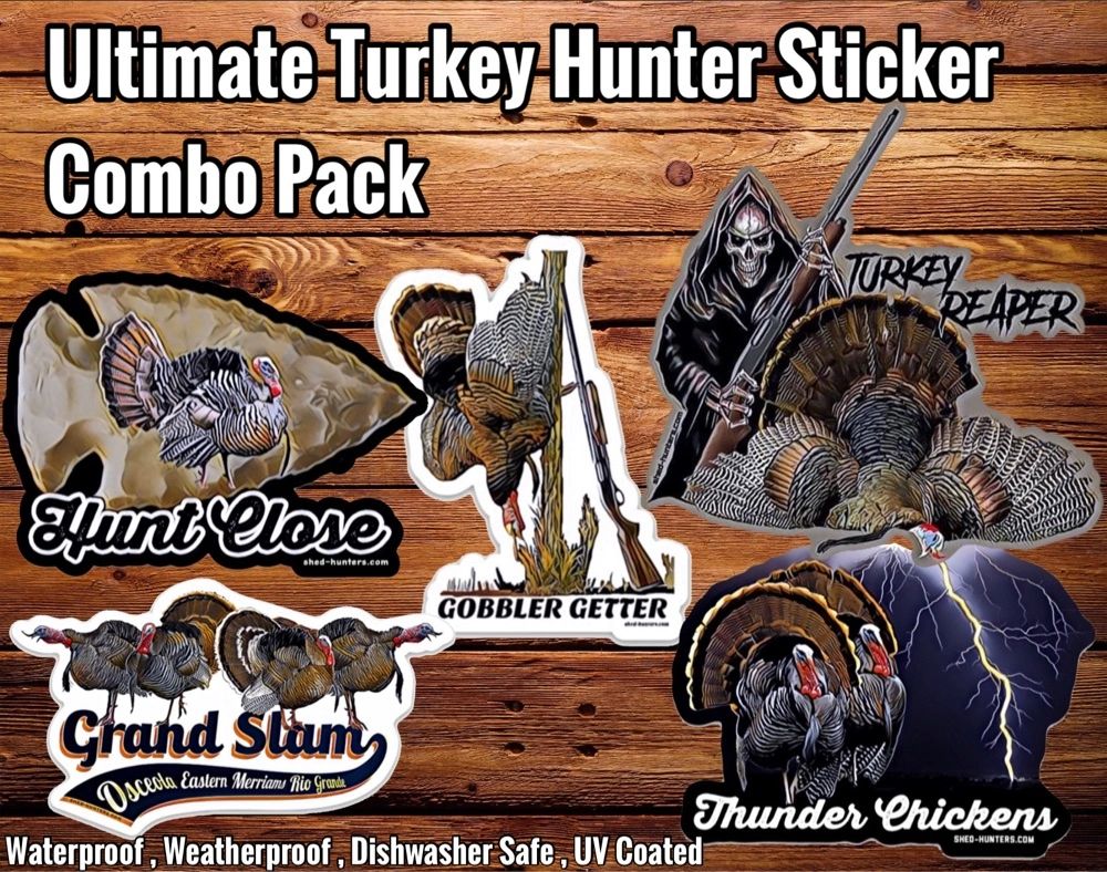 Ultimate Turkey Hunter Sticker Combo Pack