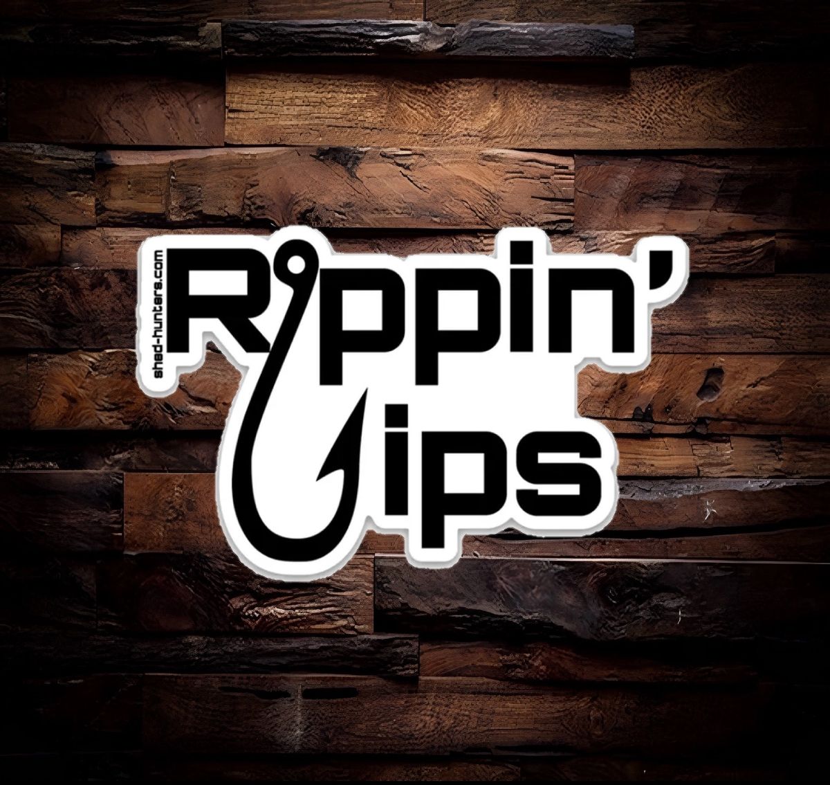 Rippin Lips Fishing Sticker