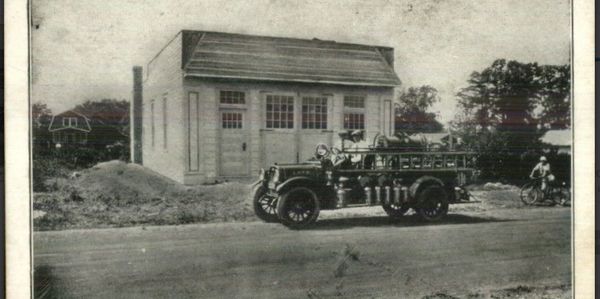 The fire house before LHCCC was built. Circa 1910