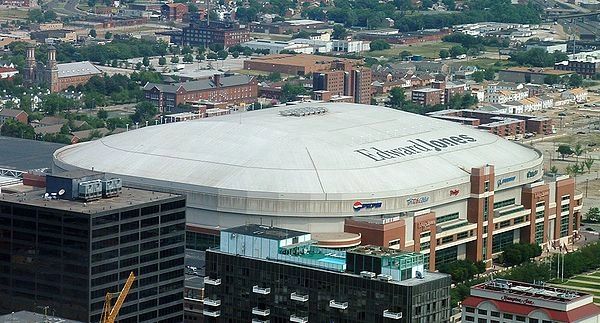 A large indoor sports arena named Everett Jones.