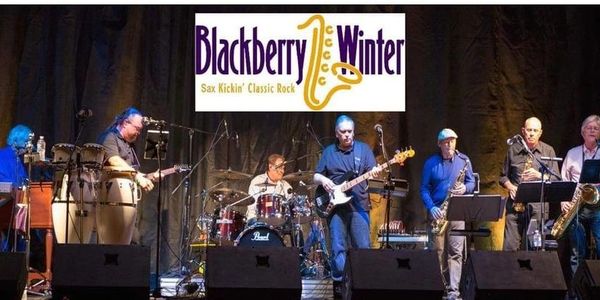 Blackberry winter band performing on stage