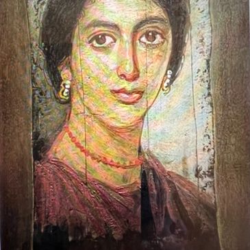 Fayum mummy portrait