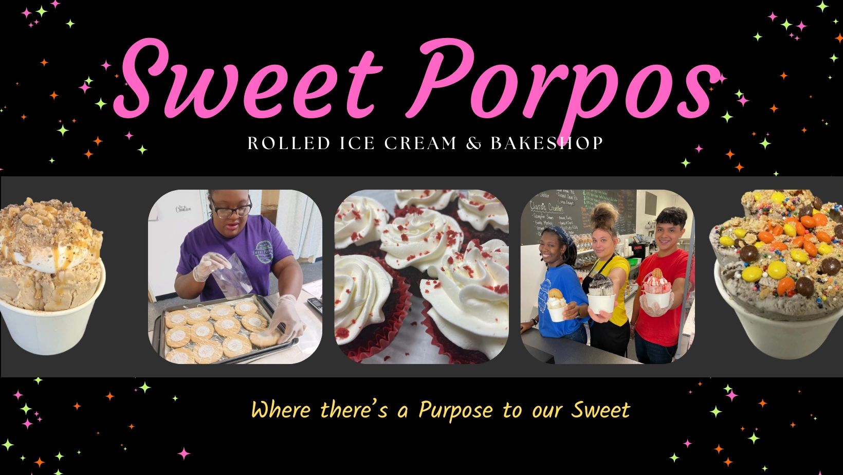 Sweet Porpos Rolled Ice Cream & Bakeshop cover