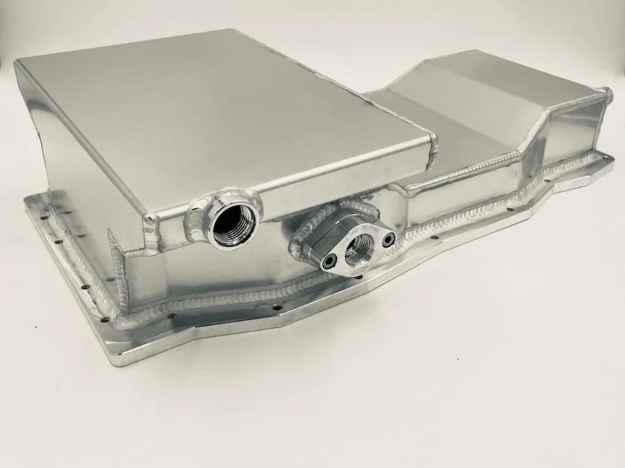 Oil pans and coolers