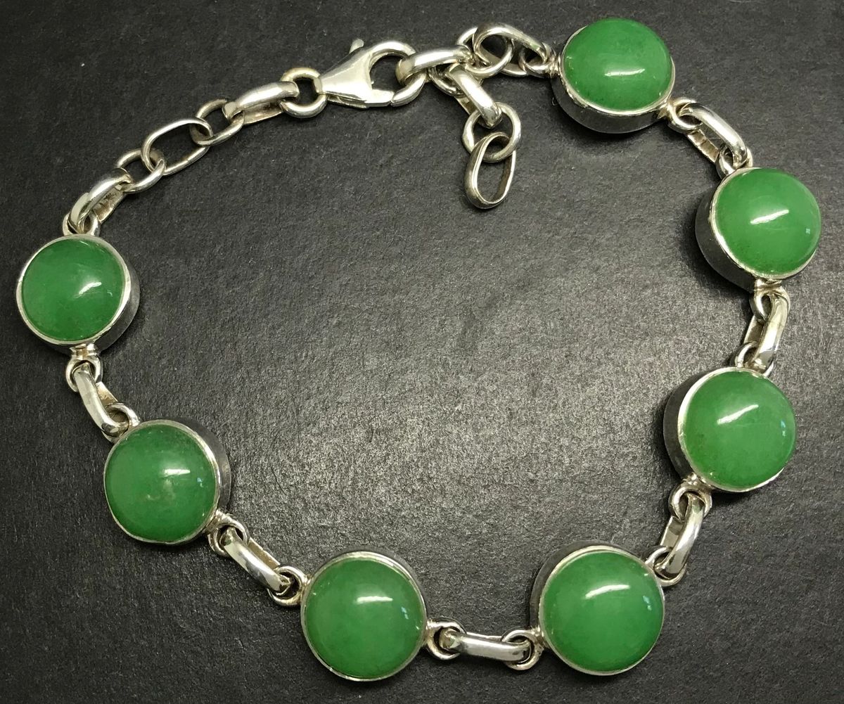 Vintage best sale jade bracelet