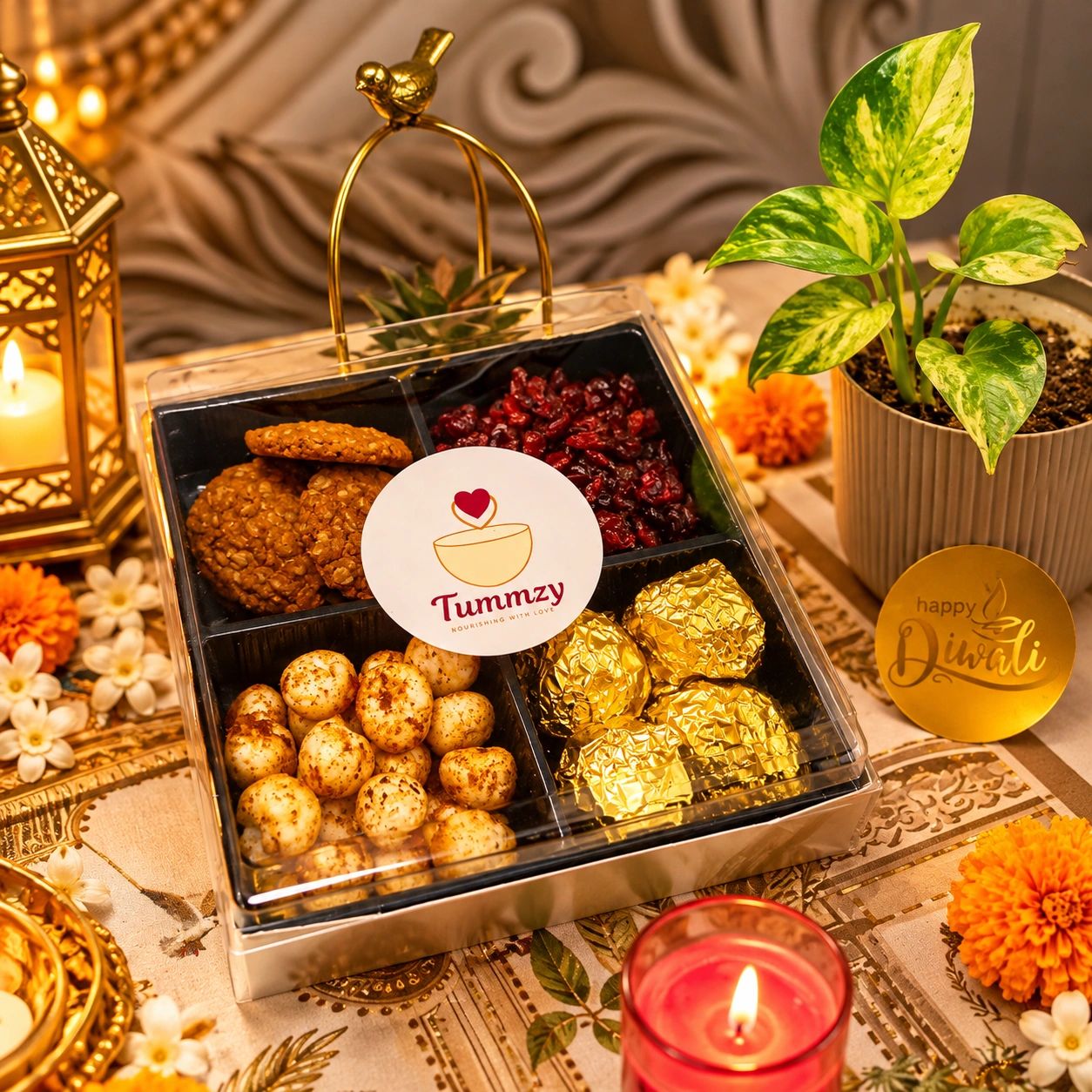 Diwali Customized Gift Box, under Rs. 600