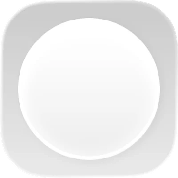 Shiny white pill on a white background.