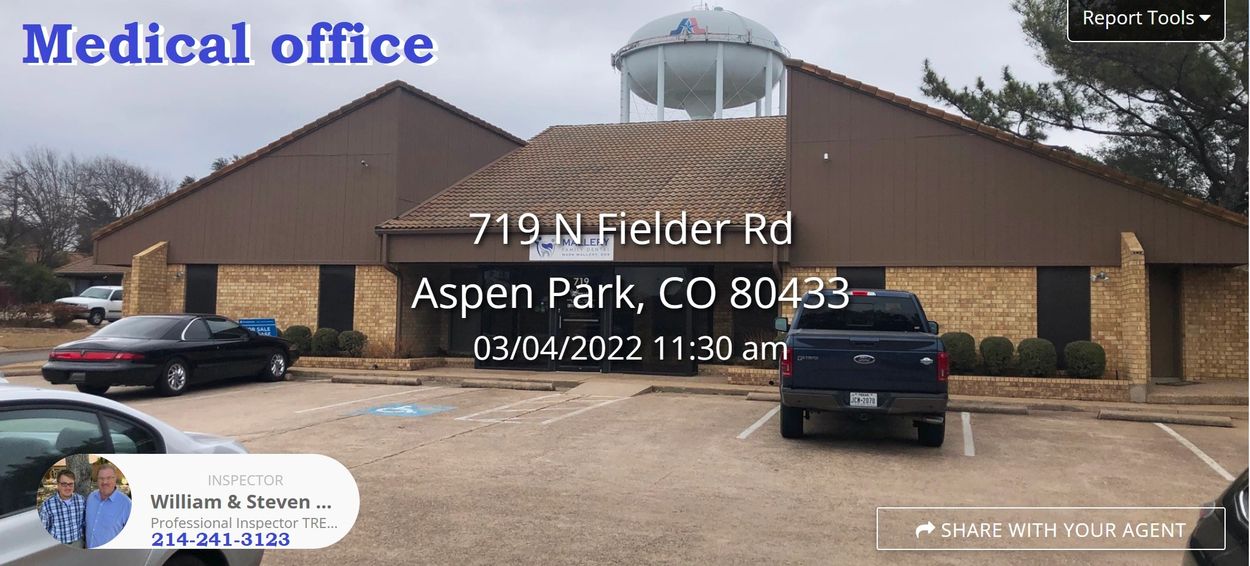 1979 Medical office space inspection in Aspen park Colorado 