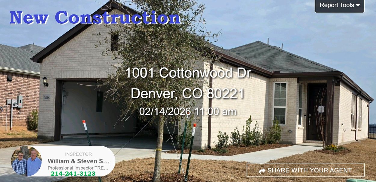 Home inspection in Denver Colorado
Steven Sallade 214-241-3123
