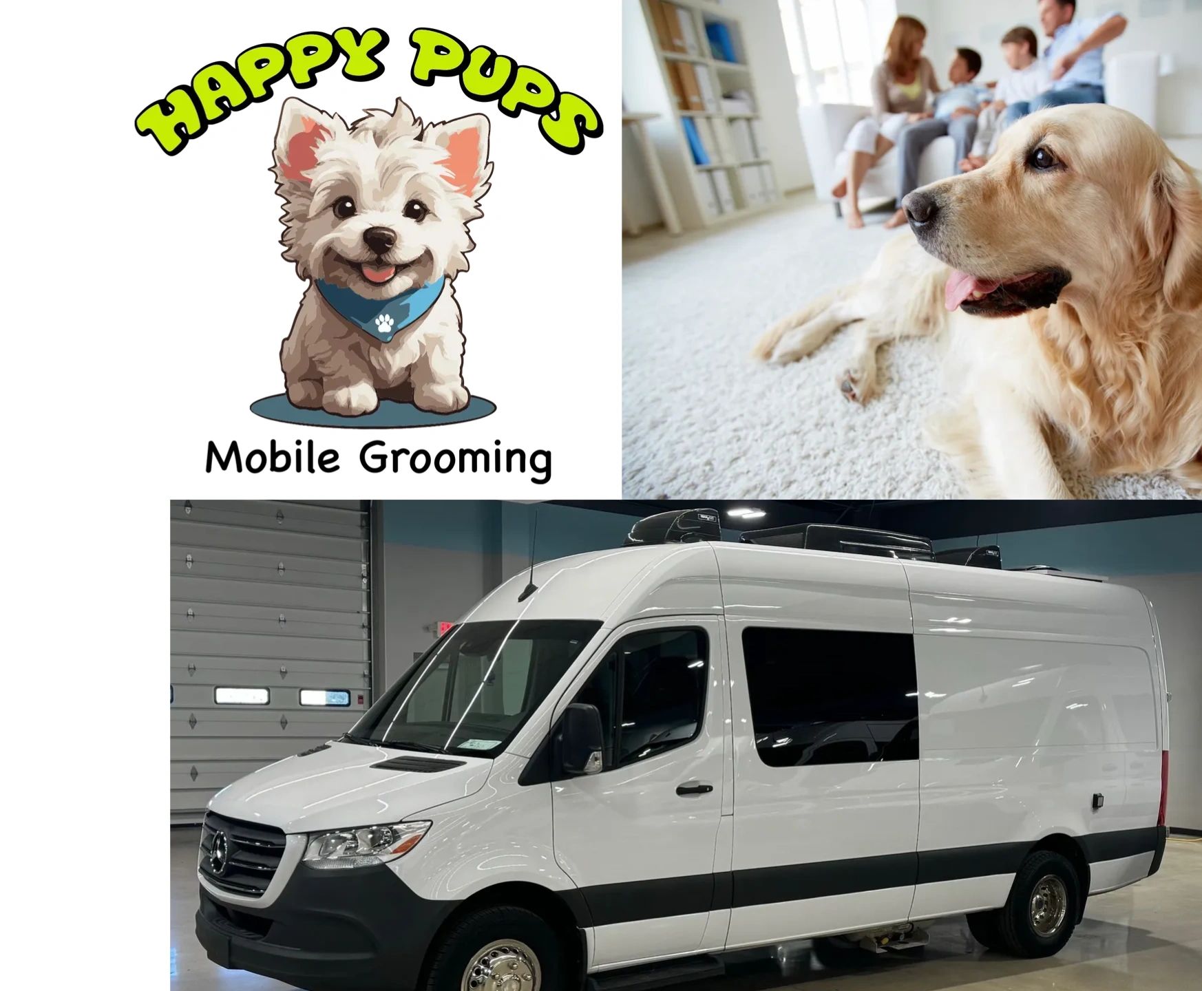 Happy dog grooming mobile cheap service