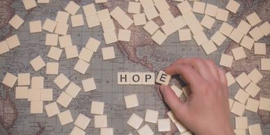 Find hope in this world.  God provides direction and decisions and provides Hope!