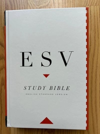 Cover of the ESV Study Bible.