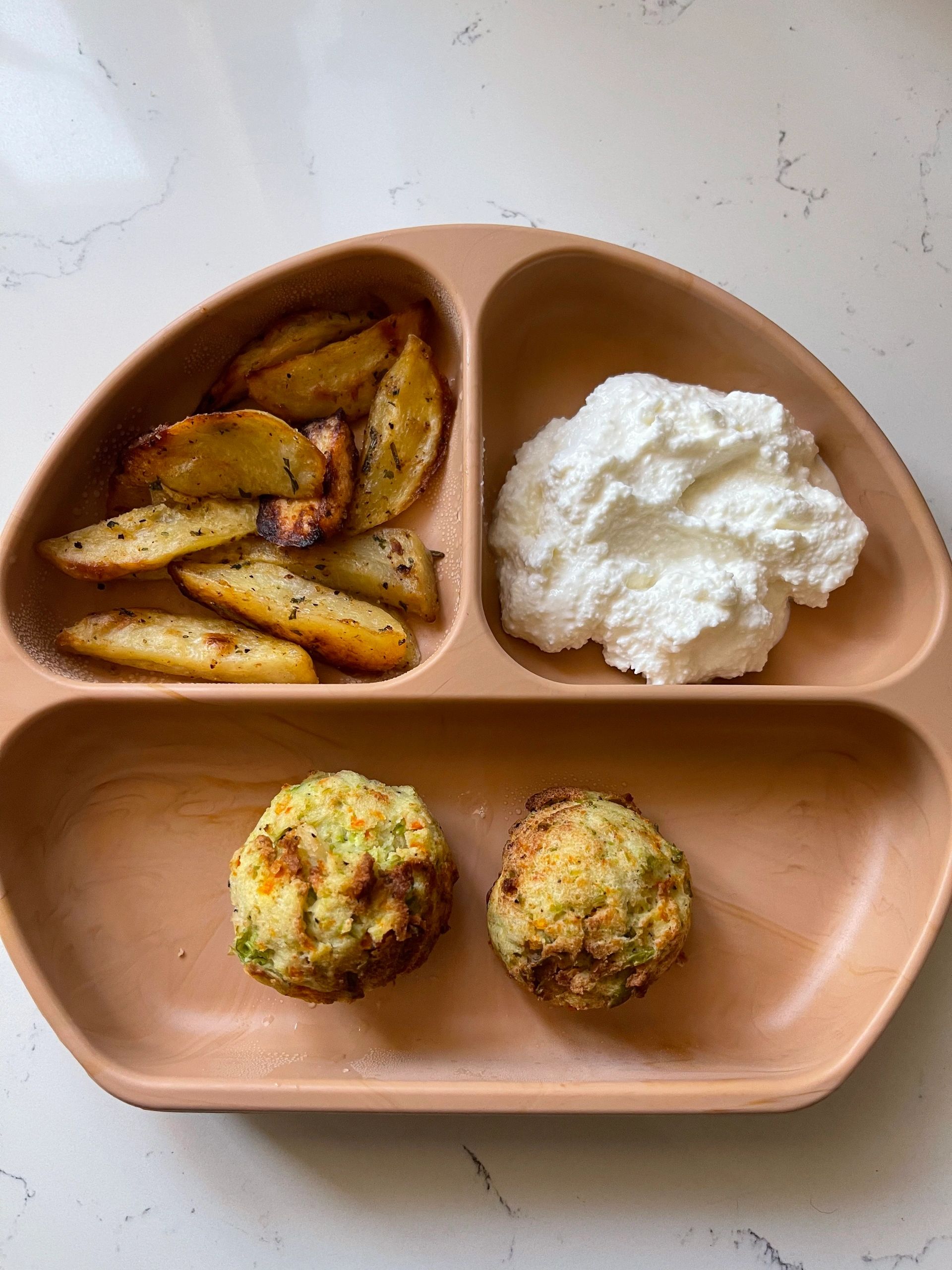 BLW Baked Potato Wedges