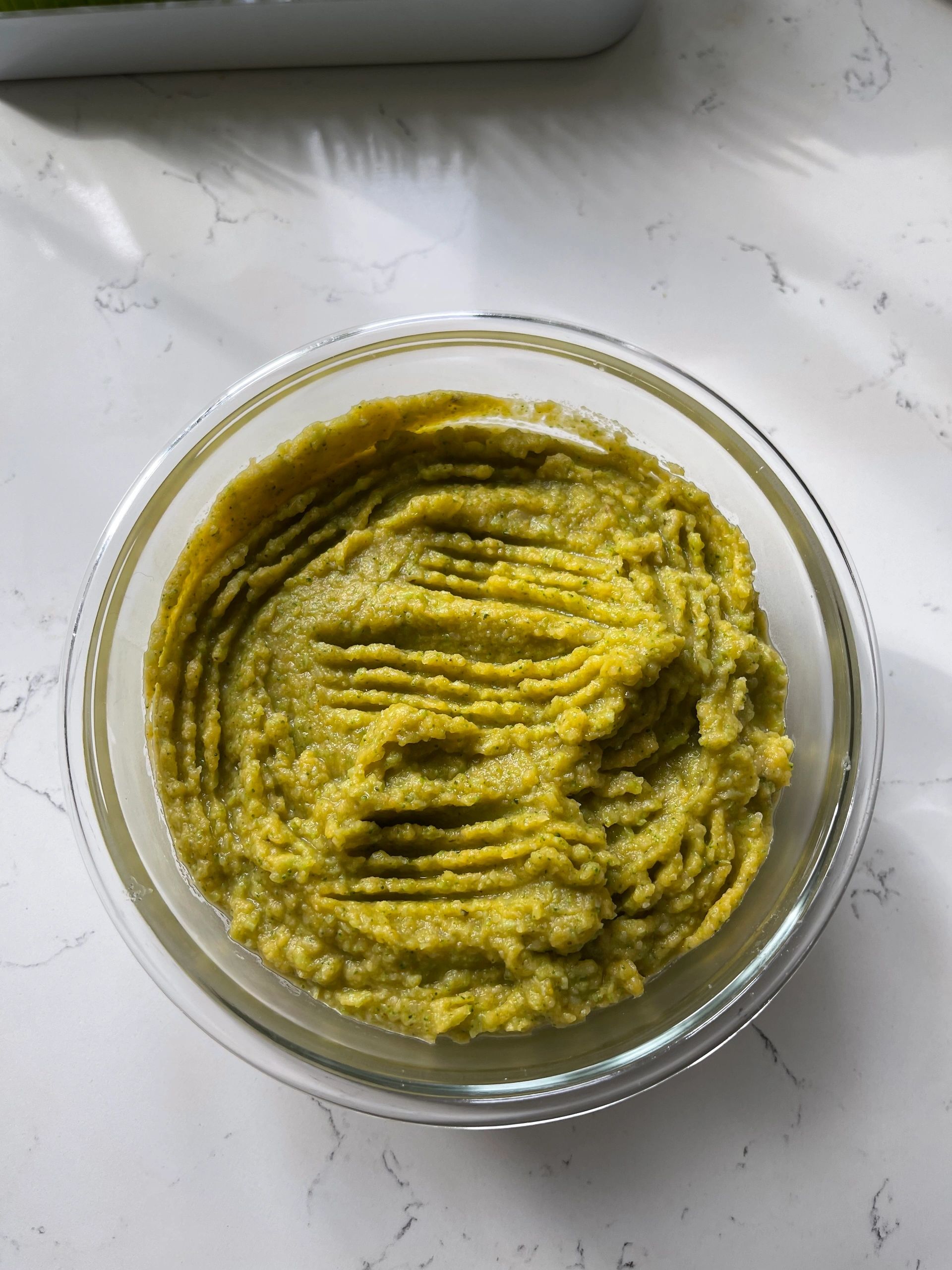 Baby Led Weaning Sweet Potato Broccoli & Cauliflower Puree