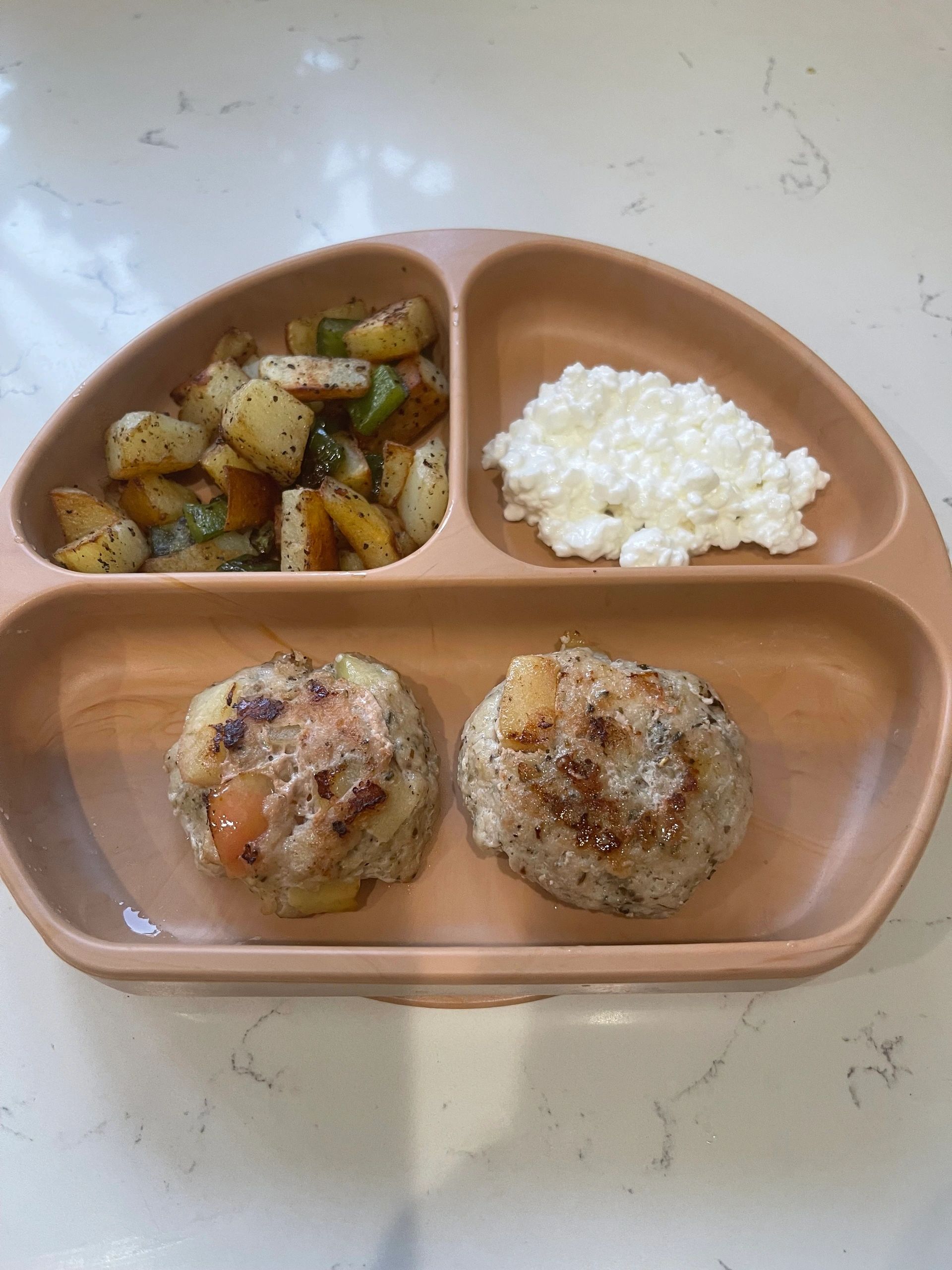 Baby Led Weaning Chicken & Apple Breakfast Sausage Recipe