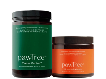 pawTree® Solution sets—personalized for common pet needs, sensitive tummies, and plaque control.
