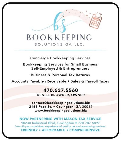bookkeeping in Covington exclusive coupons and savings in Covington only HERE