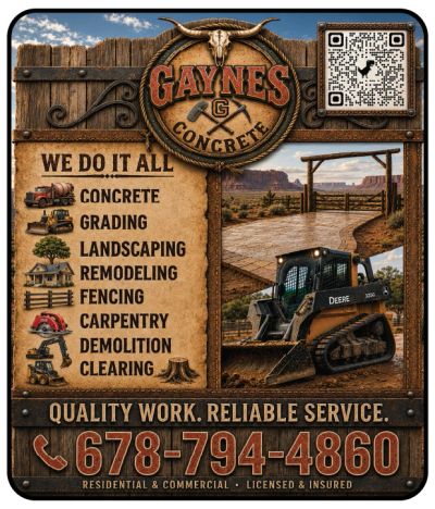 exclusive savings Only Here Covington 
Gaynes Concrete 