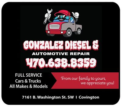 gonzalez diesel and automotive repair covington
