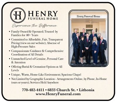 henry funeral home covington