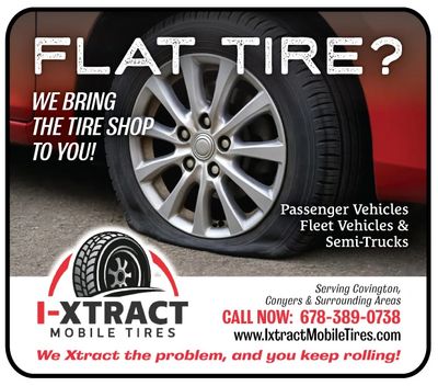 flat tire i-xtract tires covington