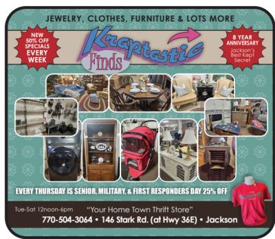 Thrift & Resale Store Covington area: Kraptastic Finds exclusive coupons and savings in Covington 