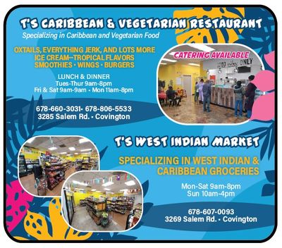 Caribbean Restaurant & Market
T's West Indian Market  covington