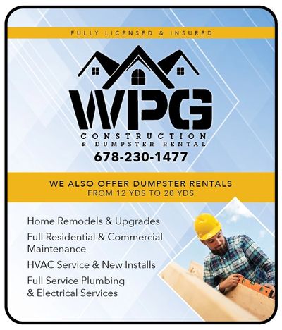 Construction and Dumpster Rental Covington WPG exclusive coupons and savings only HERE