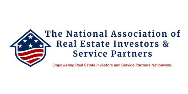 Logo of The National Association of Real Estate Investors & Service Partners symbolizing the empowerment of real estate investors and service partners nationwide.