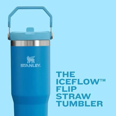 STANLEY IceFlow 2.0 Flip Straw Tumbler, 30 oz, 
Easy Carry Handle | Twist On Lid and Flip Up Straw |