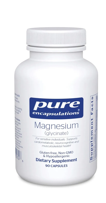 Pure Encapsulations Magnesium (Glycinate), 90 Capsules
Supplement to Support Stress Relief, Sleep, H