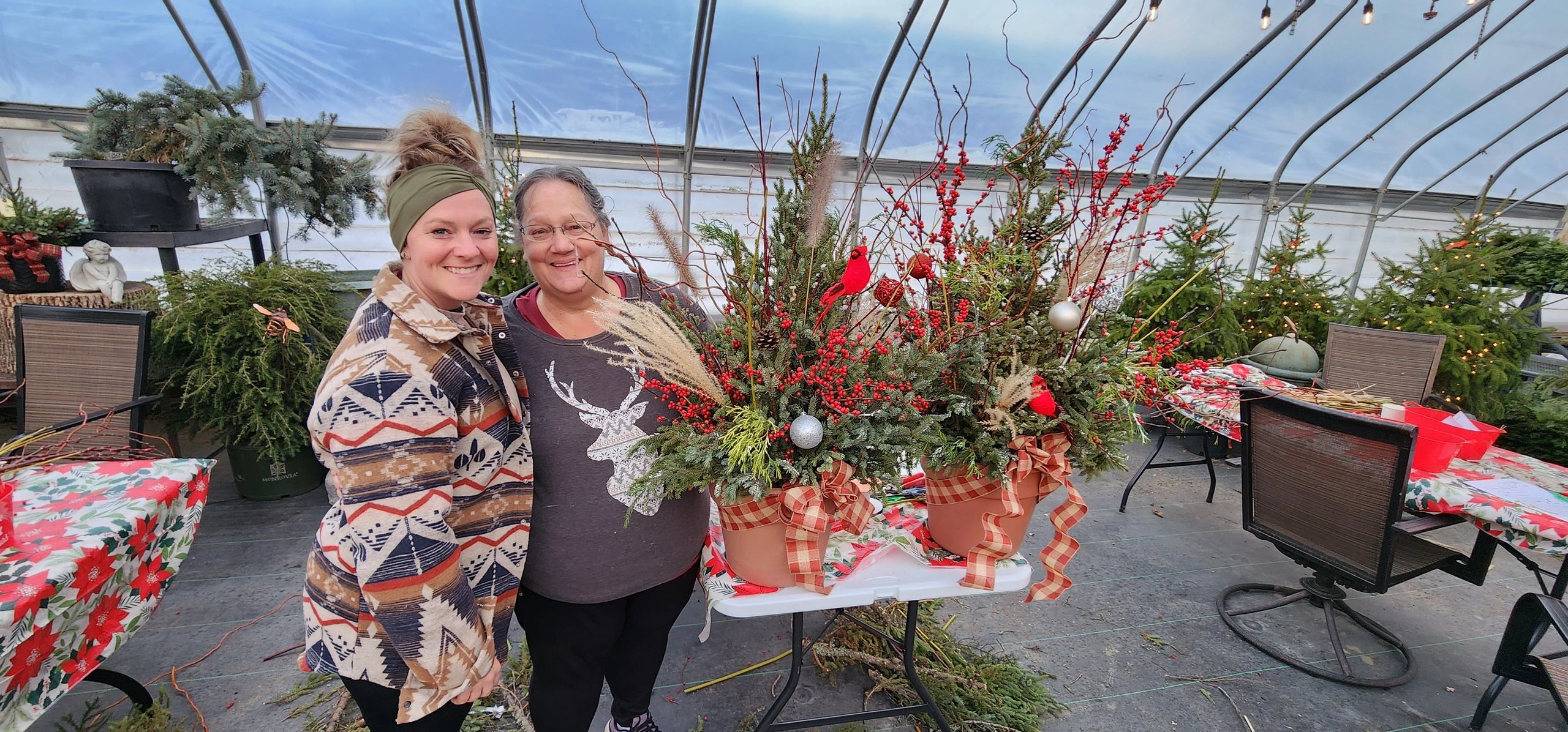 Grinch Tree Centerpiece Workshop - Second Nature at Reads Creek
