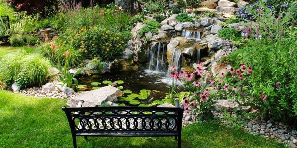 Ask about pondless waterfalls at Second Nature at Reads Creek, landscaping design, Vernon County