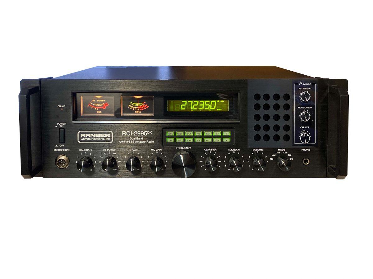 Asymod ™ and the Ranger RCI 2995DXCF BASE Hi-Fi Asymmerical AM / eSSB - w/  Front Panel Controls
