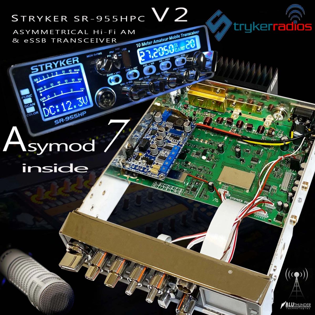 Asymod ™ and the Stryker SR-955HP V2 Hi-Fi Asymmerical AM and eSSB