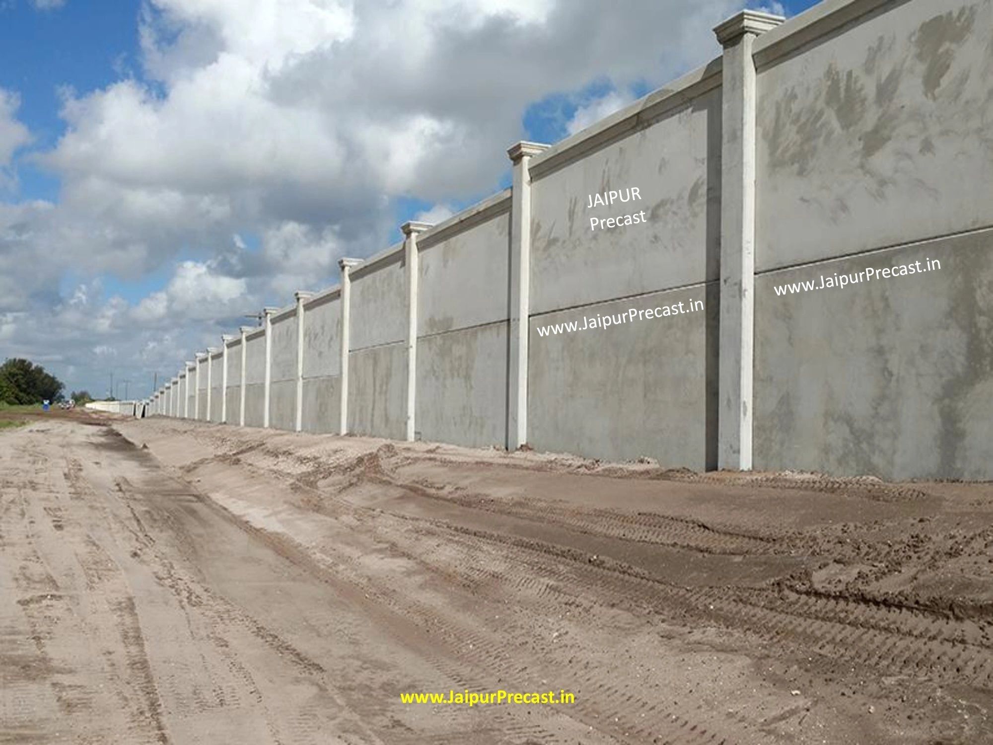 PRECAST WALL HEAVY CONCRETE WALL JAIPUR #PRECAST #WALL #DELHI_PRECAST #PRECASTBOUNDARY #CONCRETE