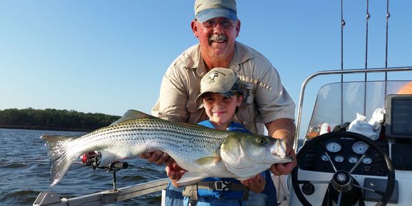 Striper Fishing, Lake Texoma Striper Guide, Advantage Guide Service, Jim McDonald 