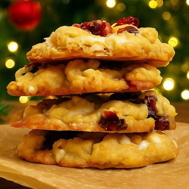 White Chocolate-Cranberry Cookies