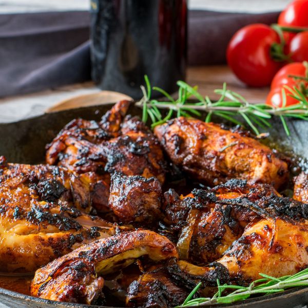 Platter of Grilled Mediterranean Chicken