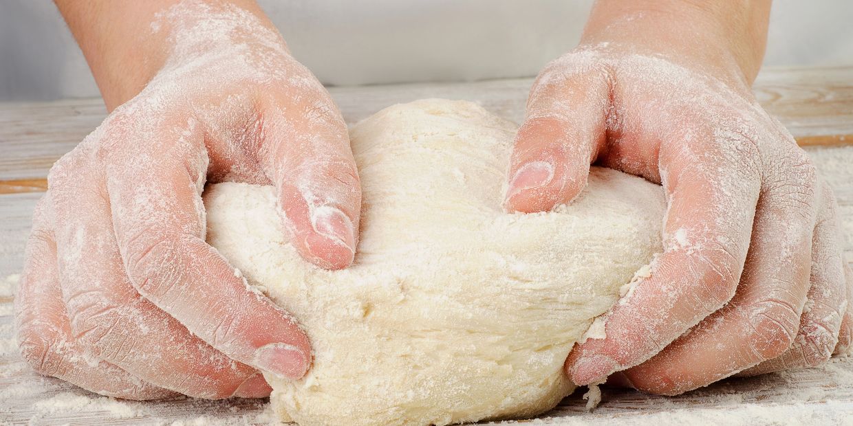 Making dough from scratch