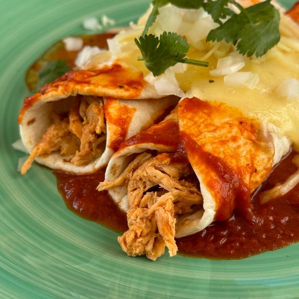 Left-over Turkey Enchiladas