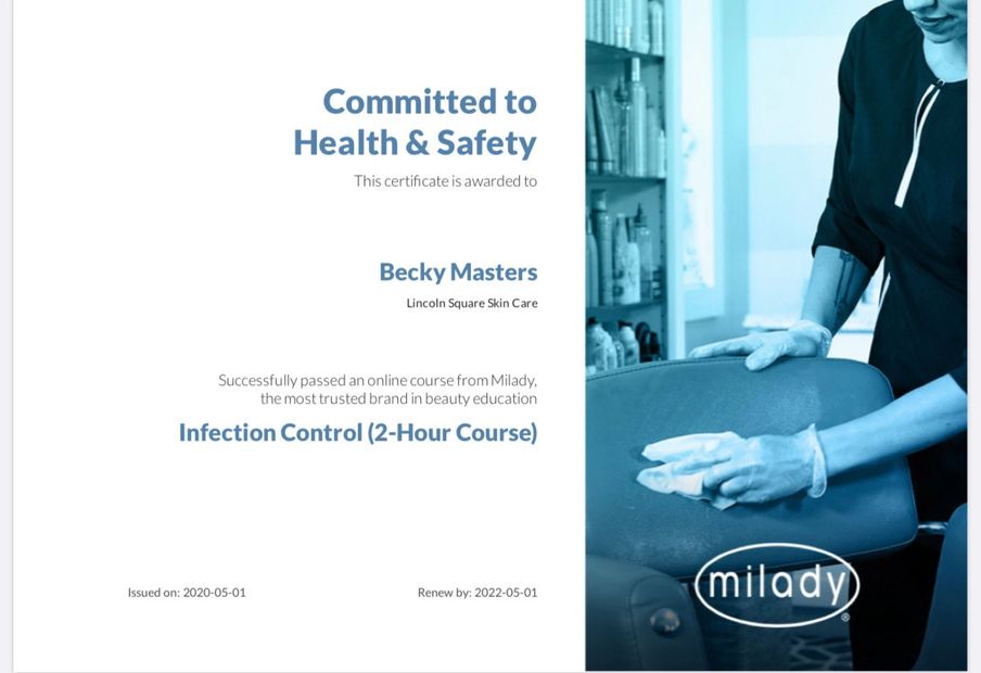 Infection Control Certification