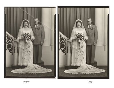 Copy & Restoration sample: Before and After